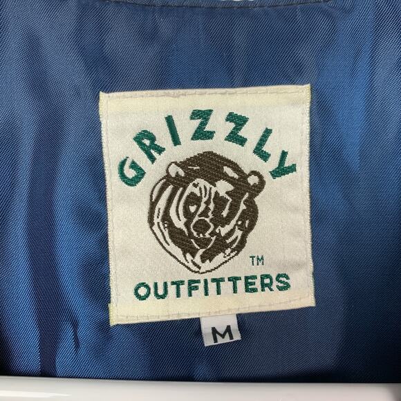 Vintage Grizzly Outfitters Plaid Wool Blend Snap Western Vest Mens Medium - Picture 3 of 8